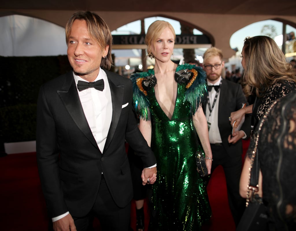 Nicole Kidman and Keith Urban at the 2017 SAG Awards