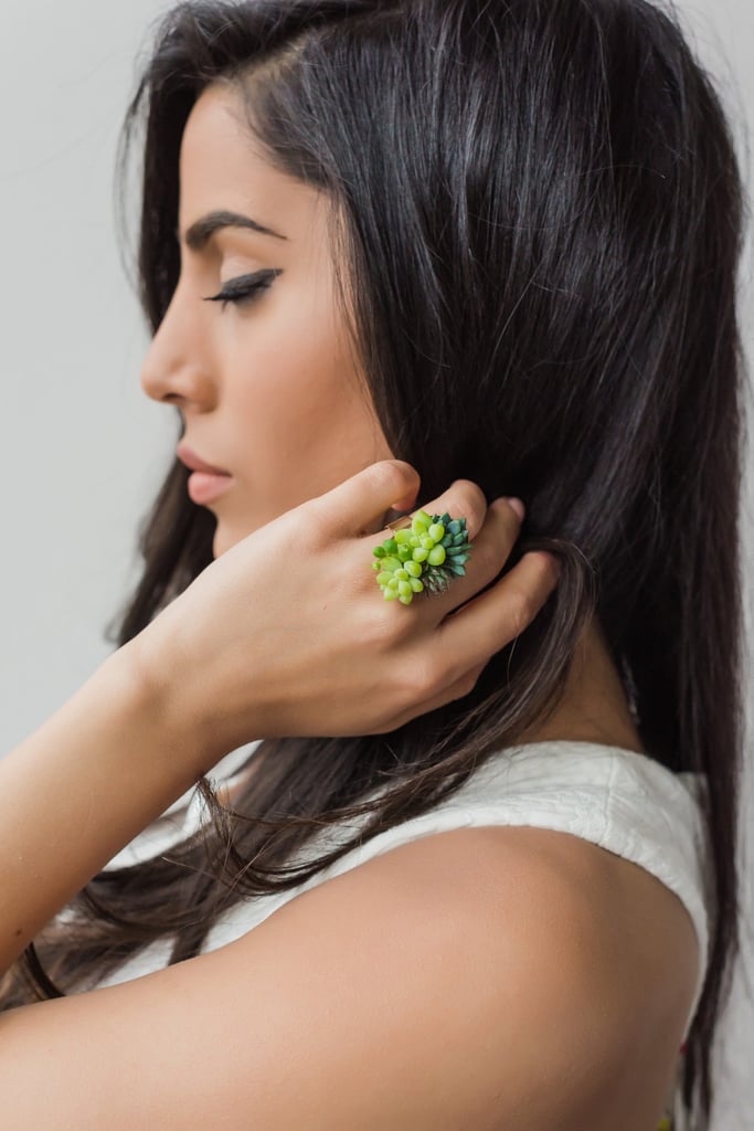 Succulent Oval Statement Ring ($42)