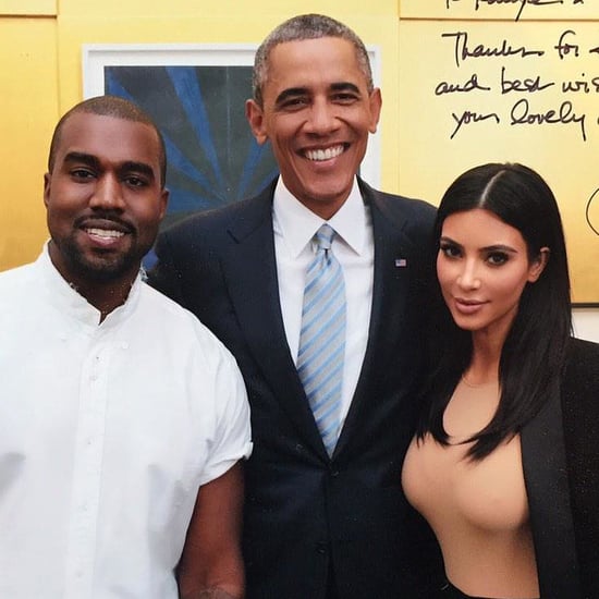 Kim and Kanye Give President Obama Yeezys