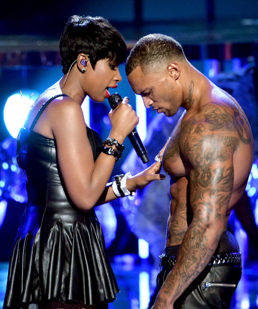 Things got steamy for Jennifer Hudson during her performance at the BET Awards.