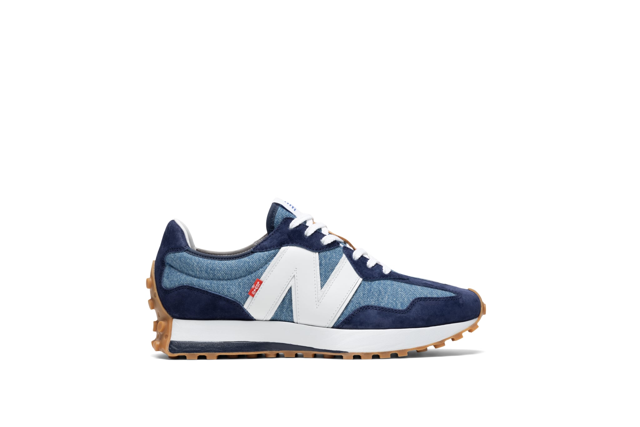 New Balance and Levi's 327 Men's Sneakers | Just For Kicks: New Balance and  Levi's Teamed Up For the Coolest Denim Sneakers | POPSUGAR Fashion Photo 5