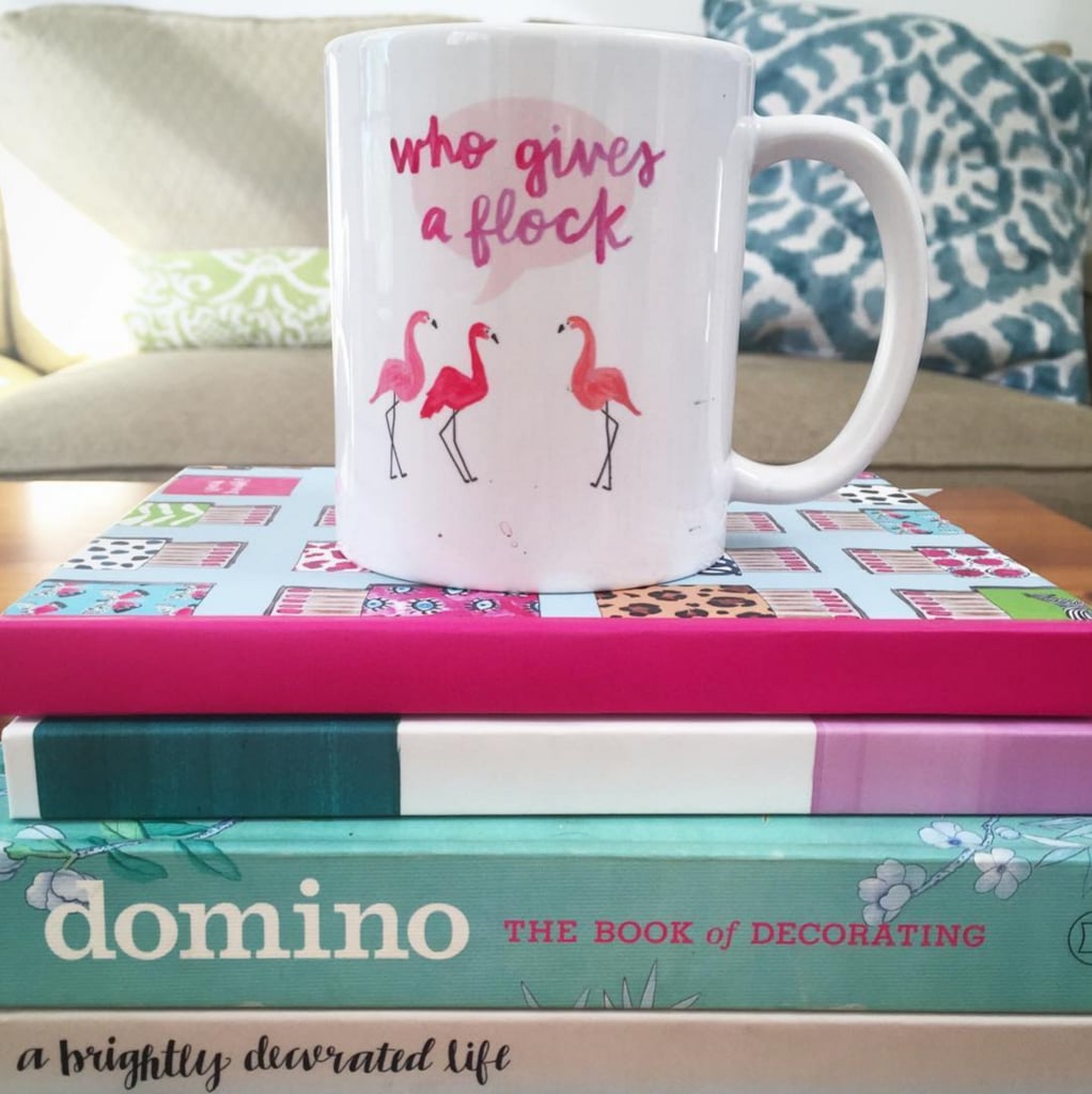 The Well Appointed House "Who Gives a Flock" Pink Flamingo Mug ($22)