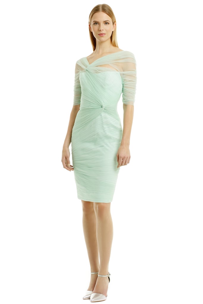 Monique Lhuillier Winter Mint Mist Dress