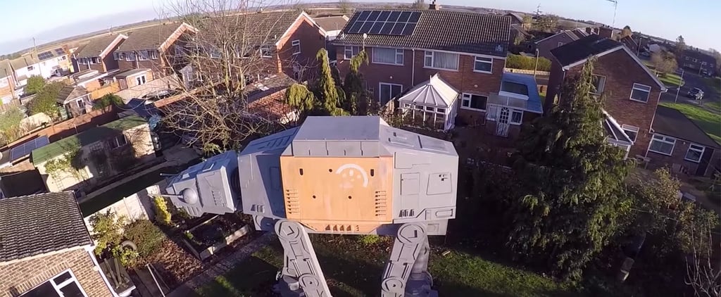 Dad Builds a Star Wars AT-AT Playhouse