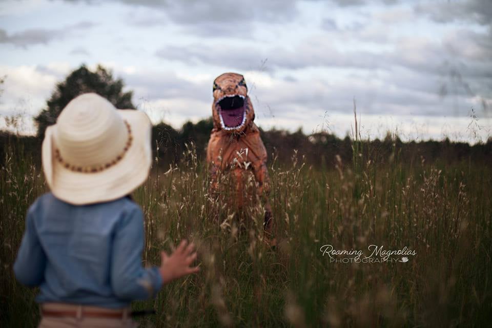 Mom Has Dinosaur Photo Shoot For Son With Autism