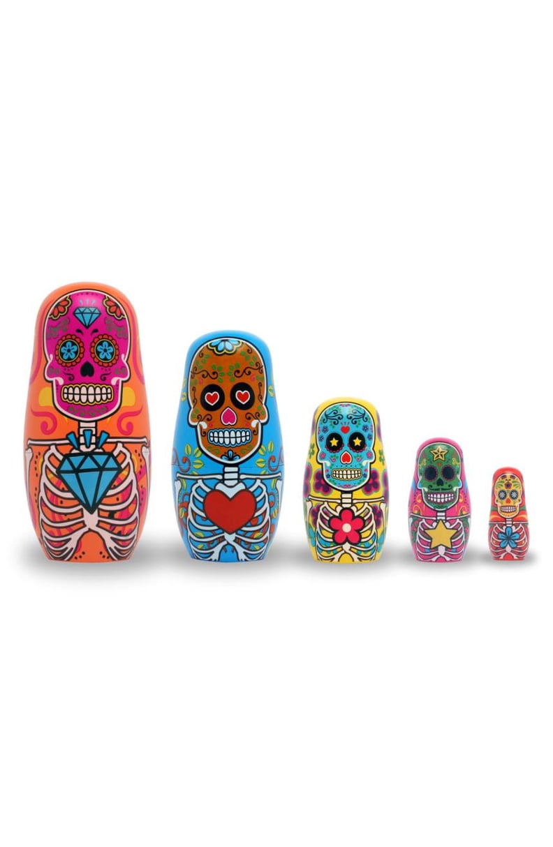 Day of the Dead Wood Nesting Dolls