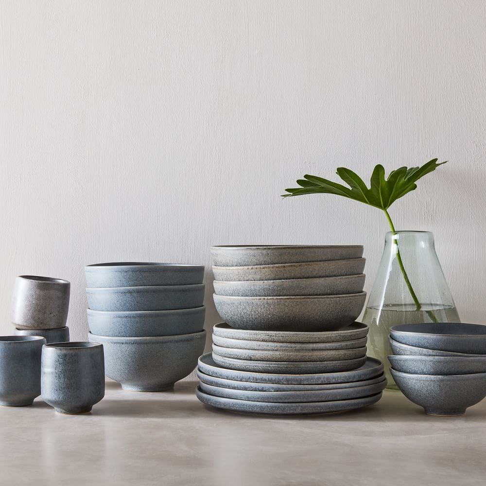 Rustic Stoneware Dinnerware: West Elm Kanto Matte Glaze Stoneware Dinnerware Set