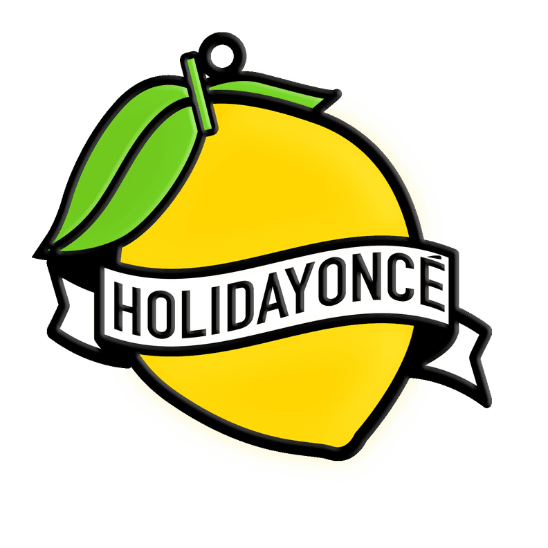 Holidayoncé Lemon Enamel Ornament