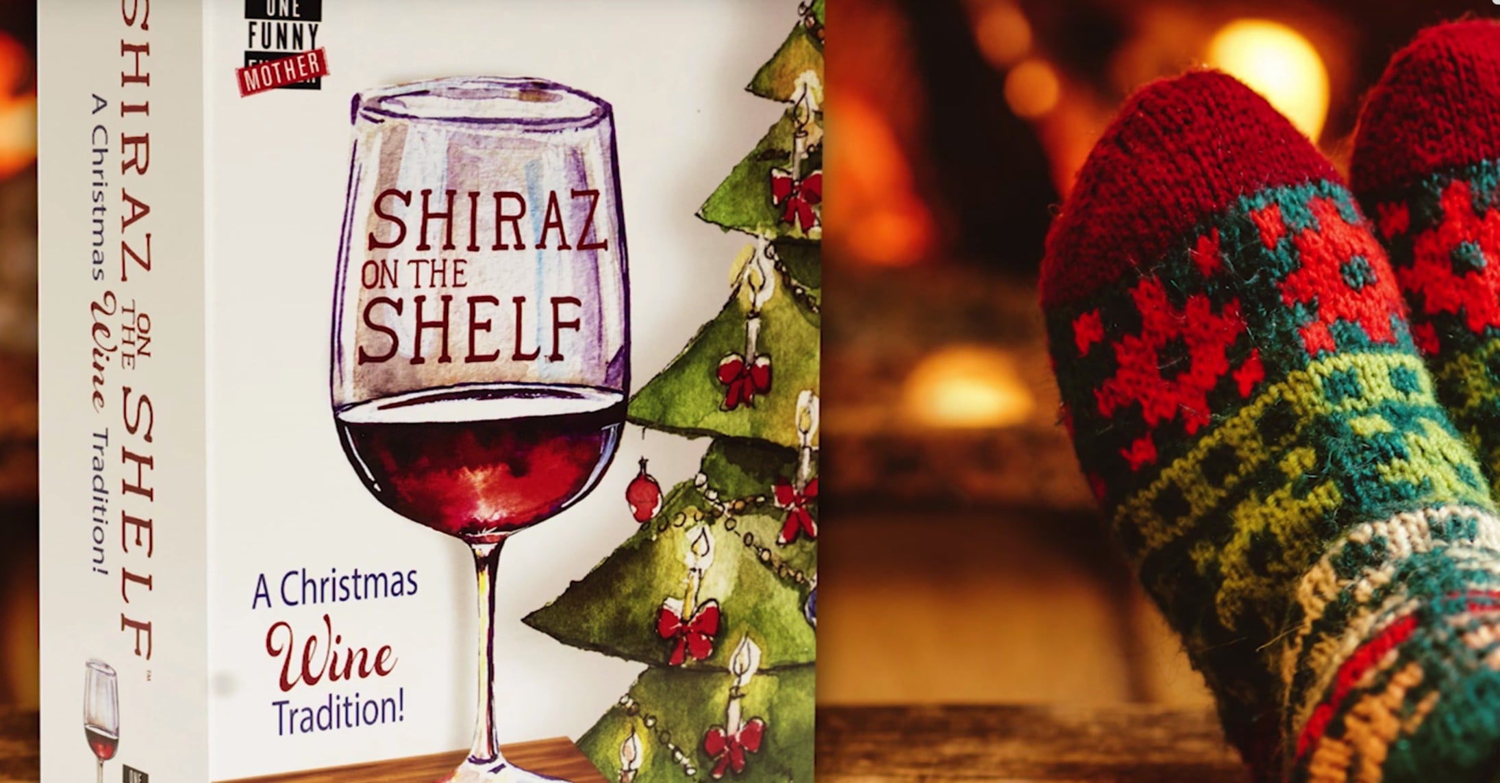 Shiraz on the Shelf Holiday Wine Gift For Adults PS Family(02)
