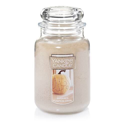 Sugared Pumpkin Swirl Large Classic Jar Candle