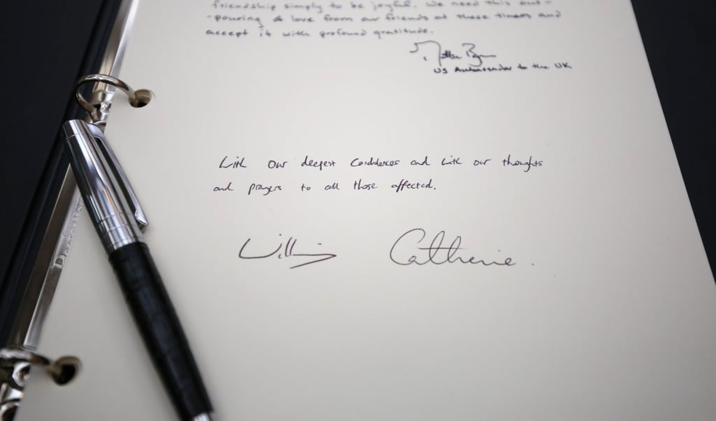 Kate Middleton Prince William Pay Respects Orlando Shooting