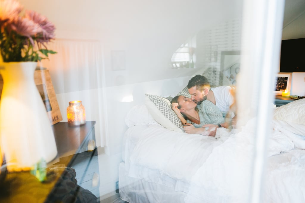 Bedroom Newlywed Photo Shoot Popsugar Love And Sex 