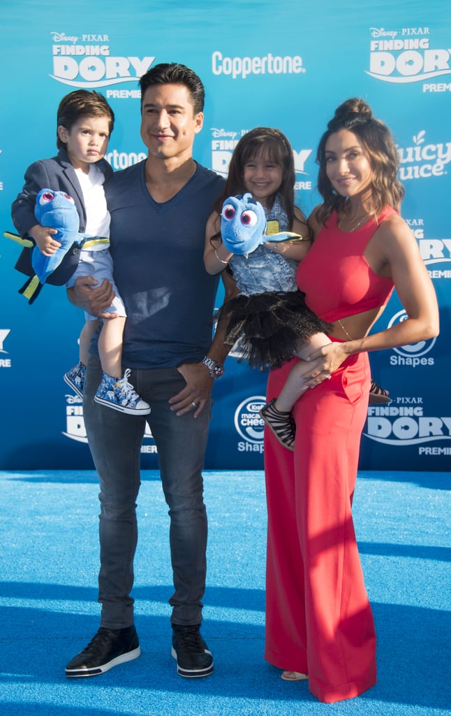Mario Lopez and Family at Finding Dory Premiere June 2016