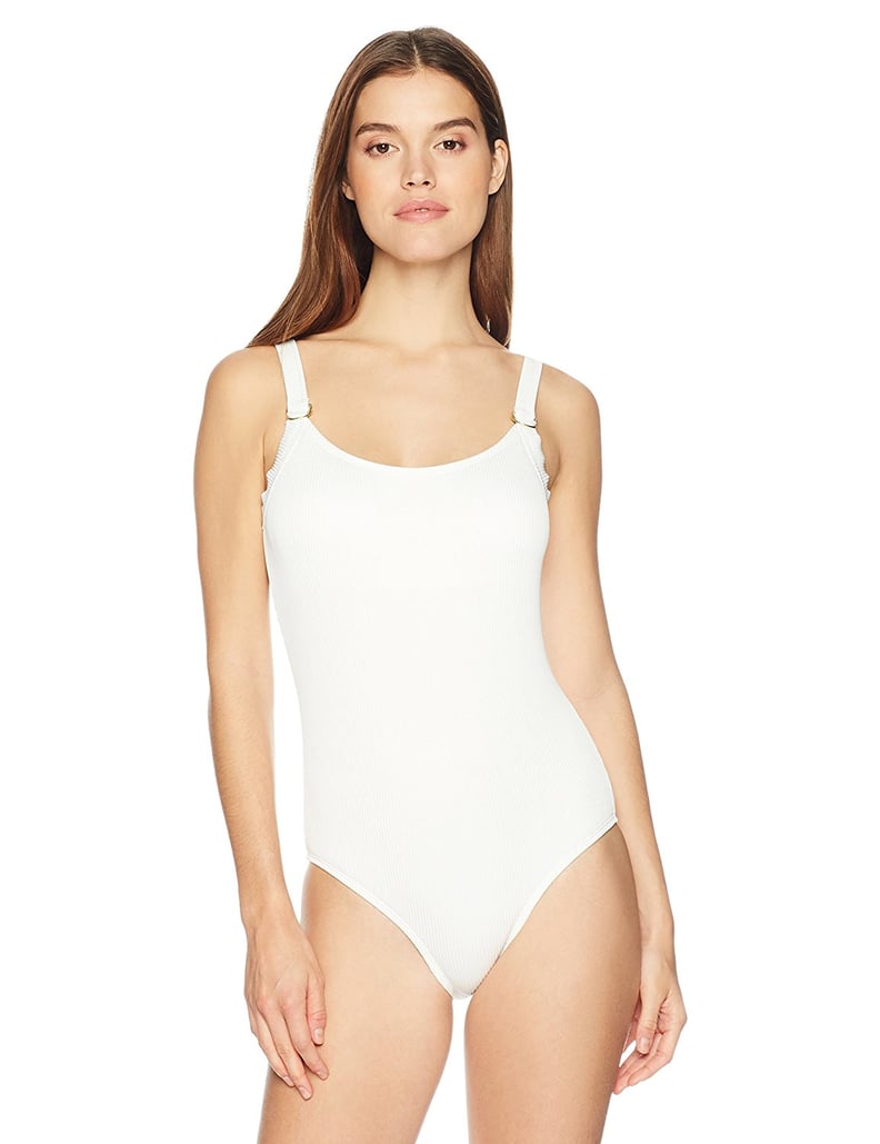 Mae Women's Swimwear Ribbed D-Ring One Piece