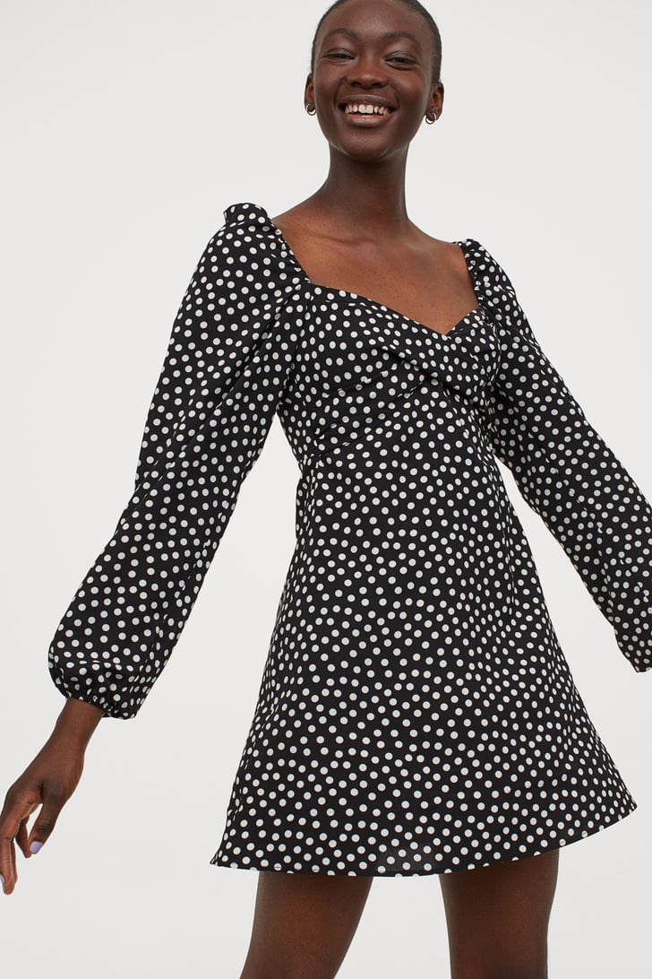 H&M PuffSleeved Dress Best Dresses With Sleeves POPSUGAR Fashion
