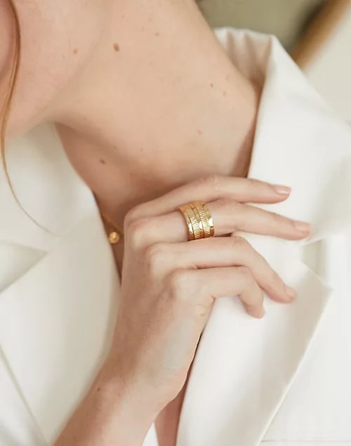A Vintage-Inspired Fidget Ring: SOKO Meta Spinner Ring