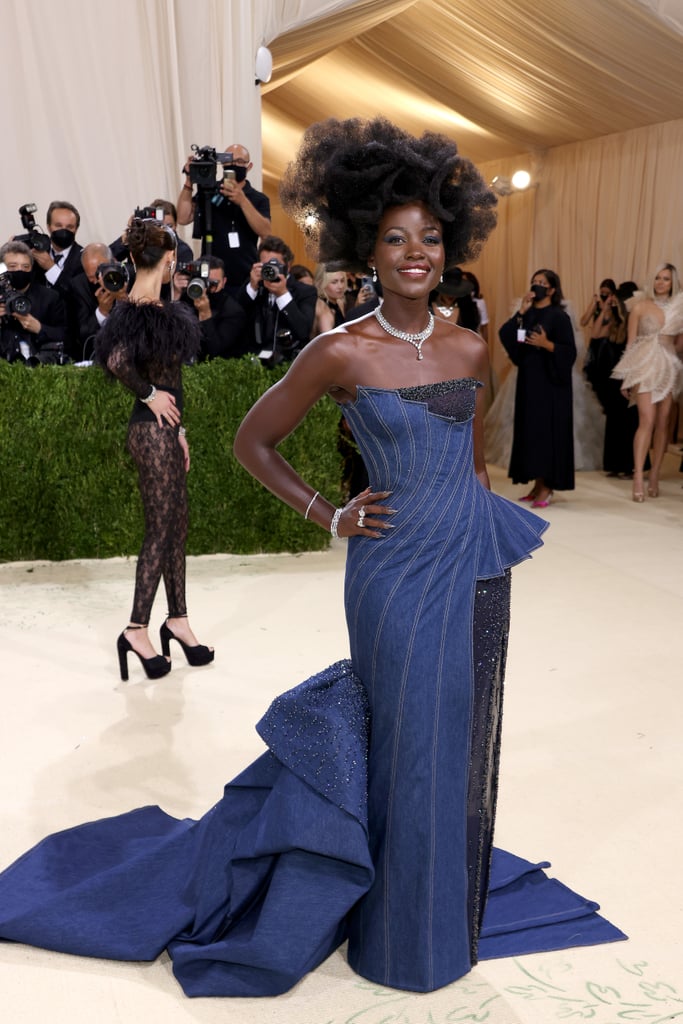 Lupita Nyong’o's Art-Inspired Hairstyle at the Met Gala 2021