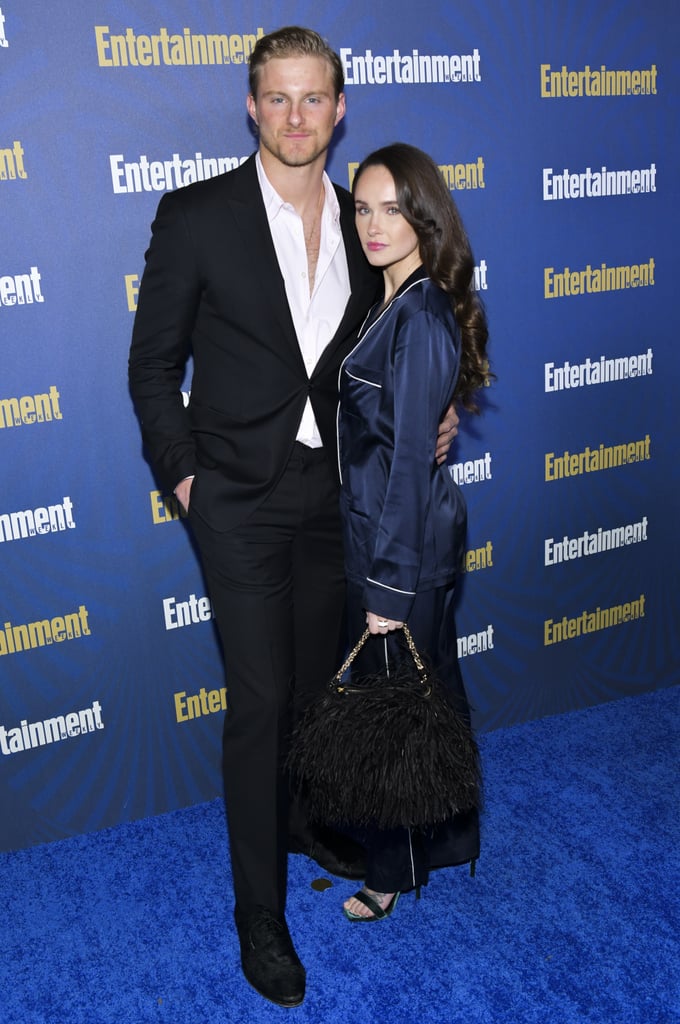 Alexander Ludwig and Kristy Dinsmore at EW's 2020 SAG Awards Preparty