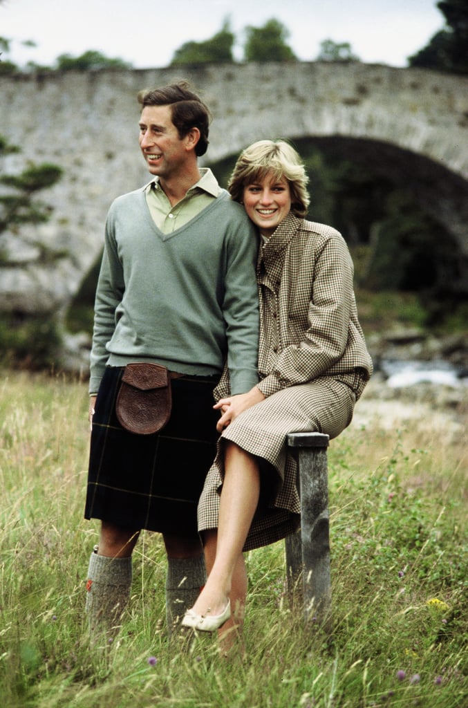 Princess Diana with King Charles III in Balmoral