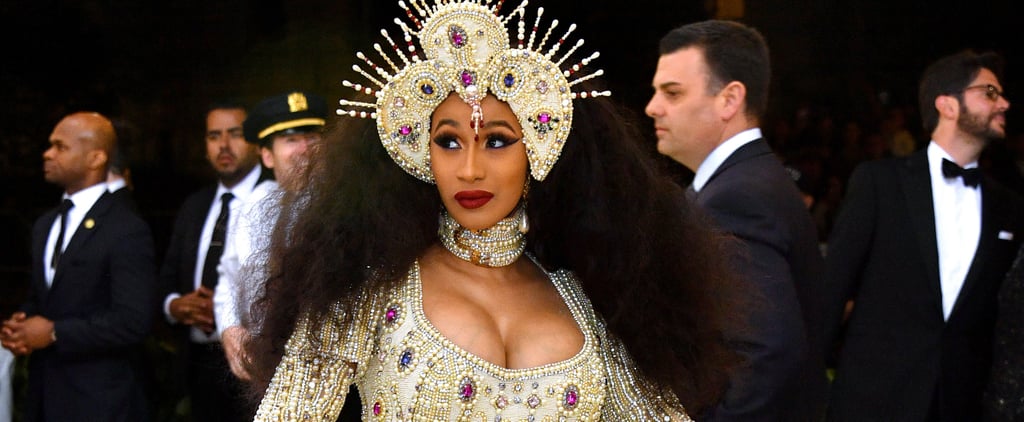Cardi B Hair and Makeup at 2018 Met Gala