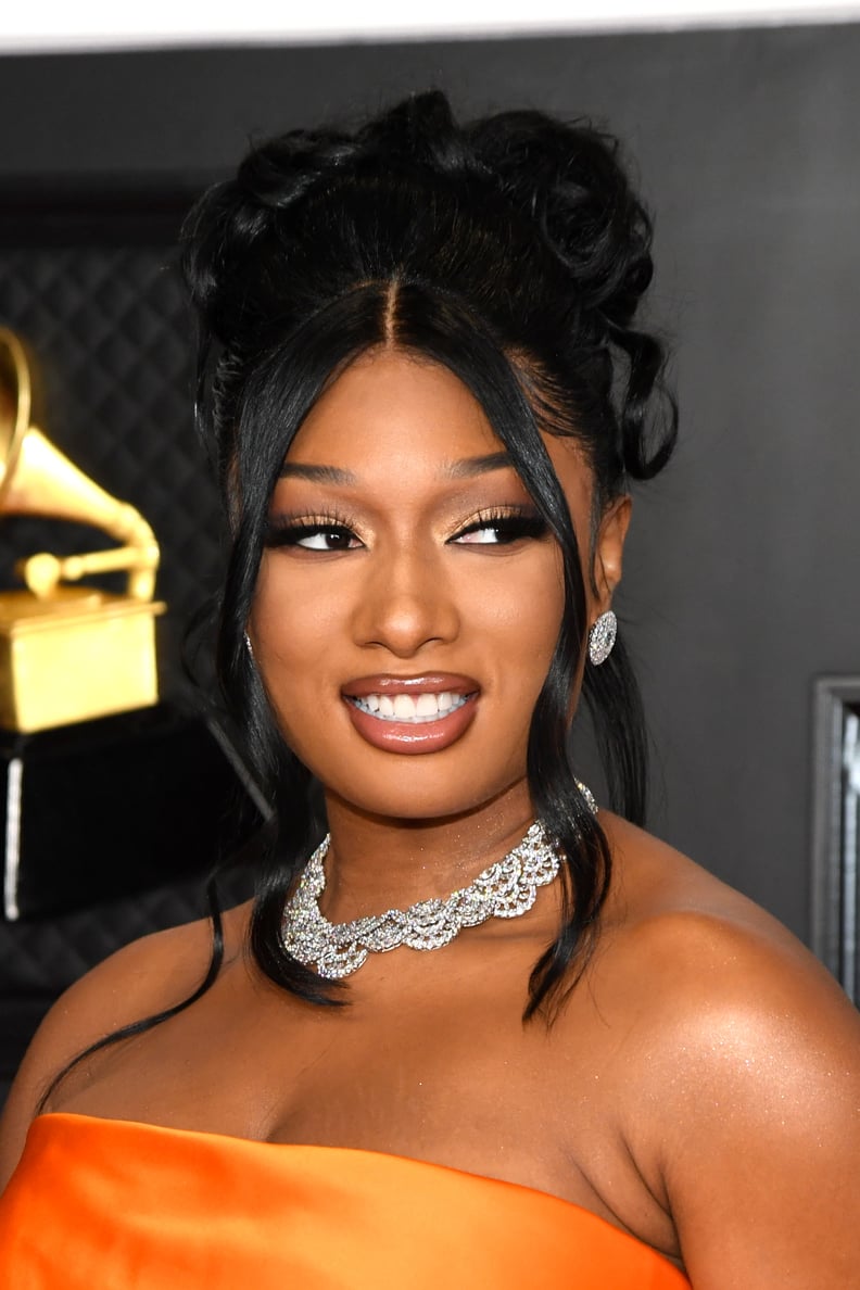 Megan Thee Stallion in the Brown Lip Liner Trend