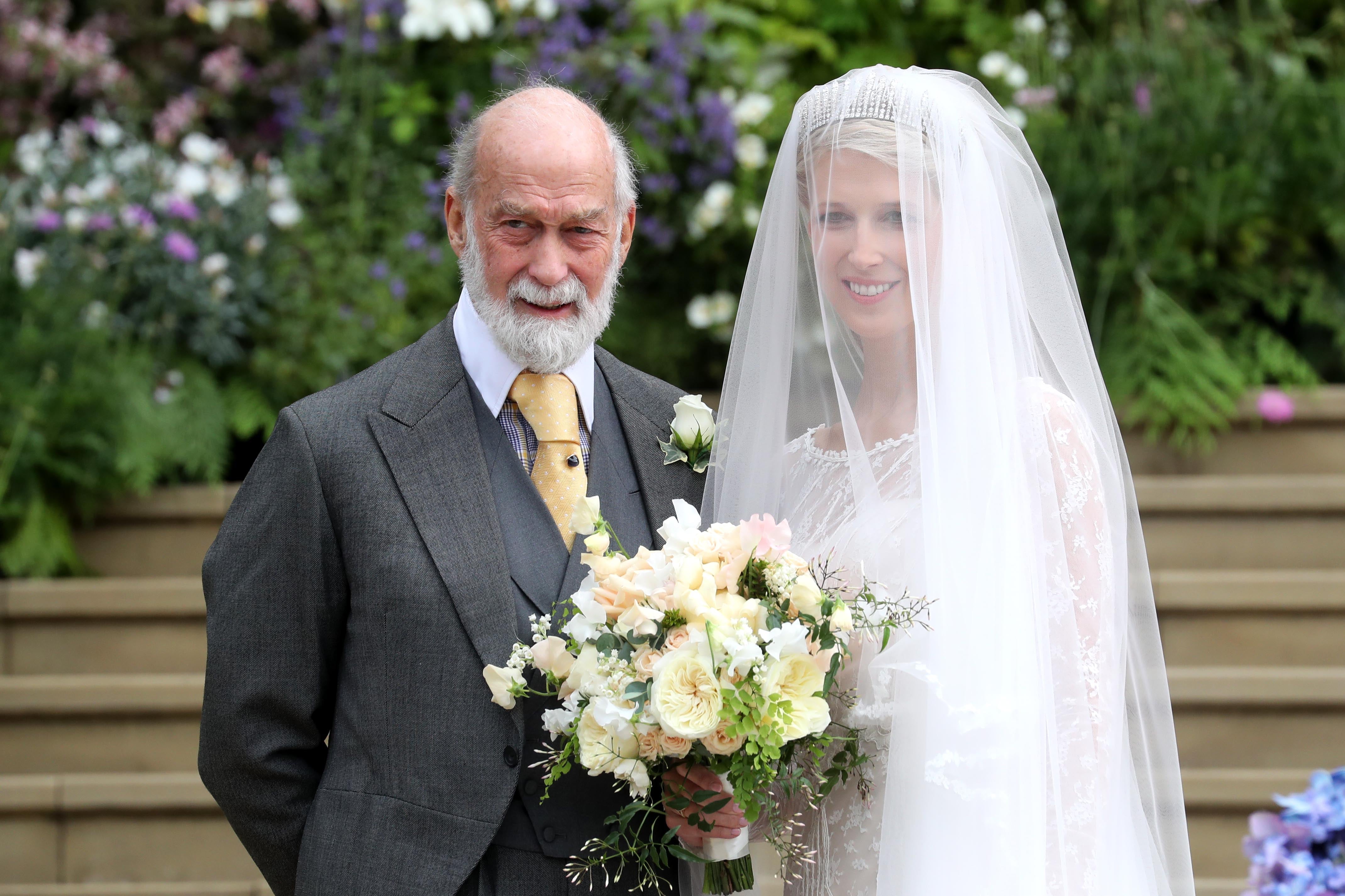 lady gabriella windsor second wedding dress Lady Gabriella Windsor and Thomas Kingston's Royal Wedding Photos