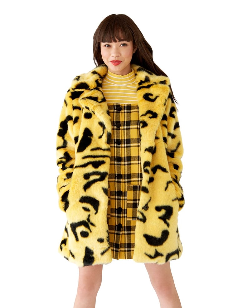Lazy Oaf Yellow Leopard Coat