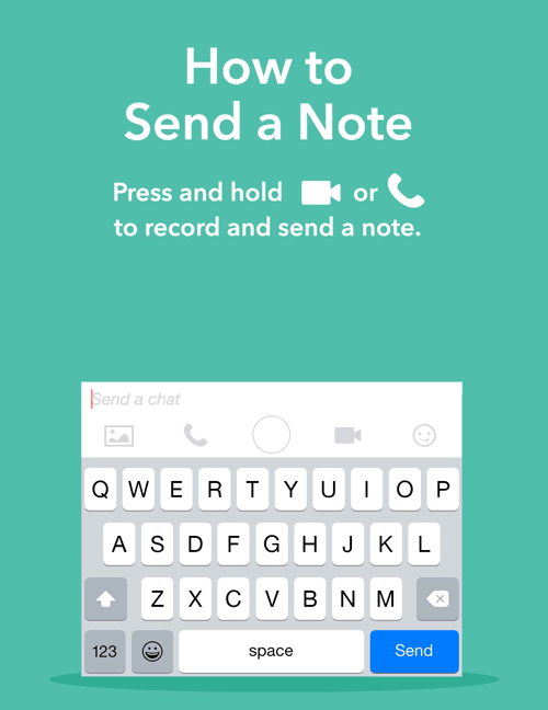 You can also send a video note.