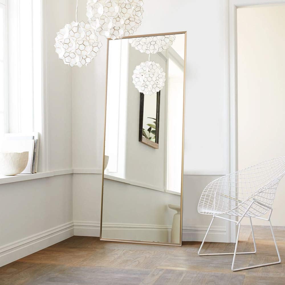 NeuType Floor Mirror With Standing Holder