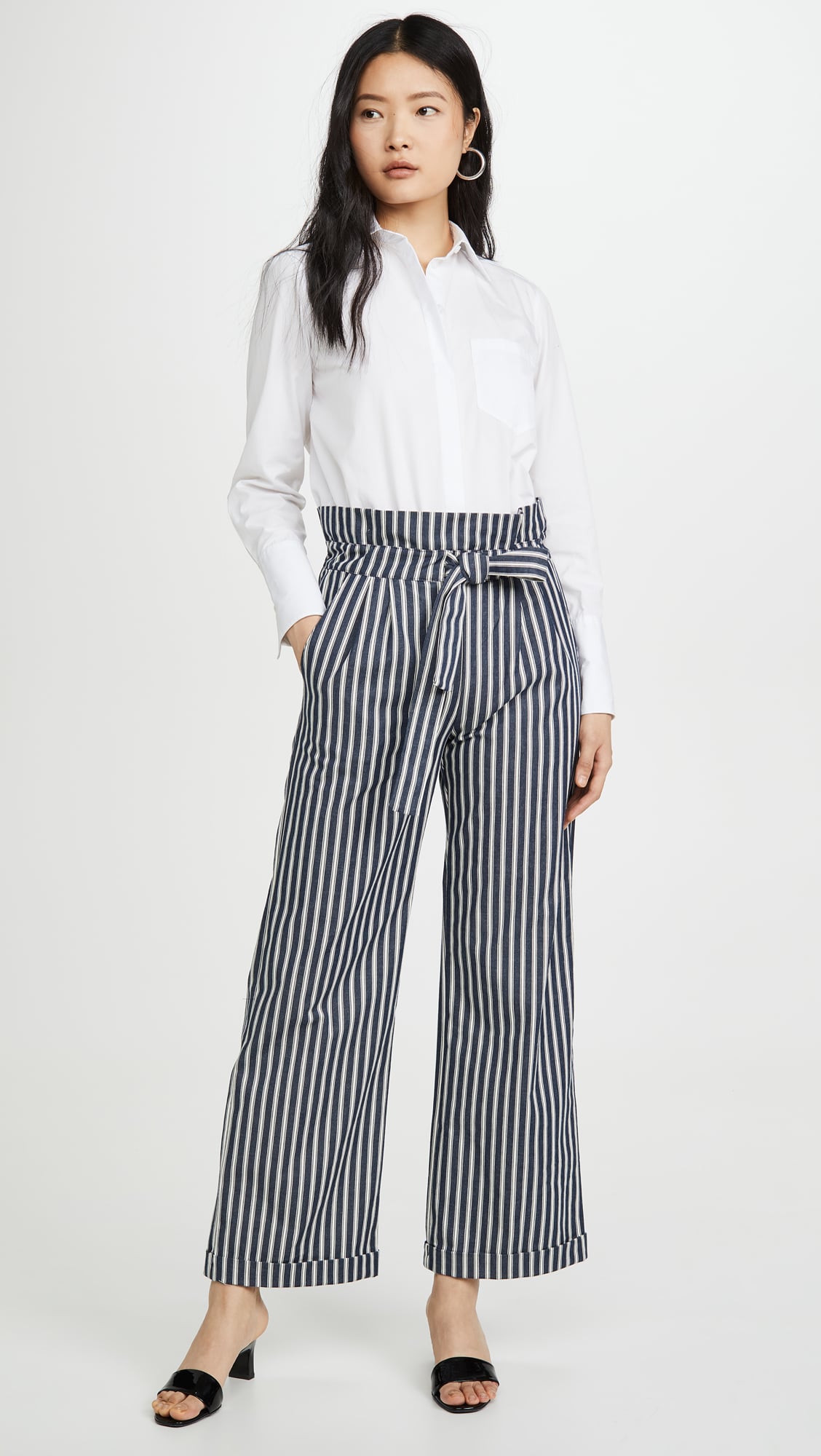 Solid & Striped High Waisted Pants, 16 Pants That You Can  Prime  Right to Your Door, So What Are You Waiting For?