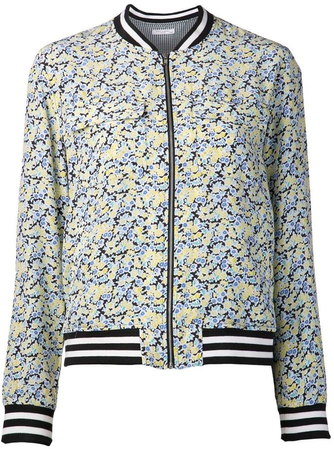 Equipment Floral Bomber Jacket