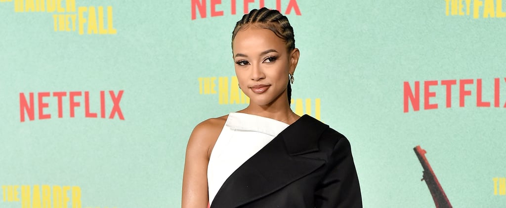 Karrueche Tran's Skirt Was a Broken-Down Blazer Held Together by 1 Single Button