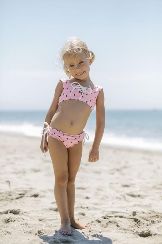 Bumby Palm Springs Tie Bottom in Peony Print