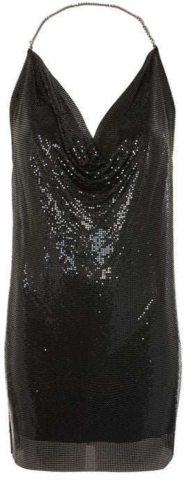 Topshop Chainmail Halter Neck Bodycon Dress | Kendall and Kylie ...