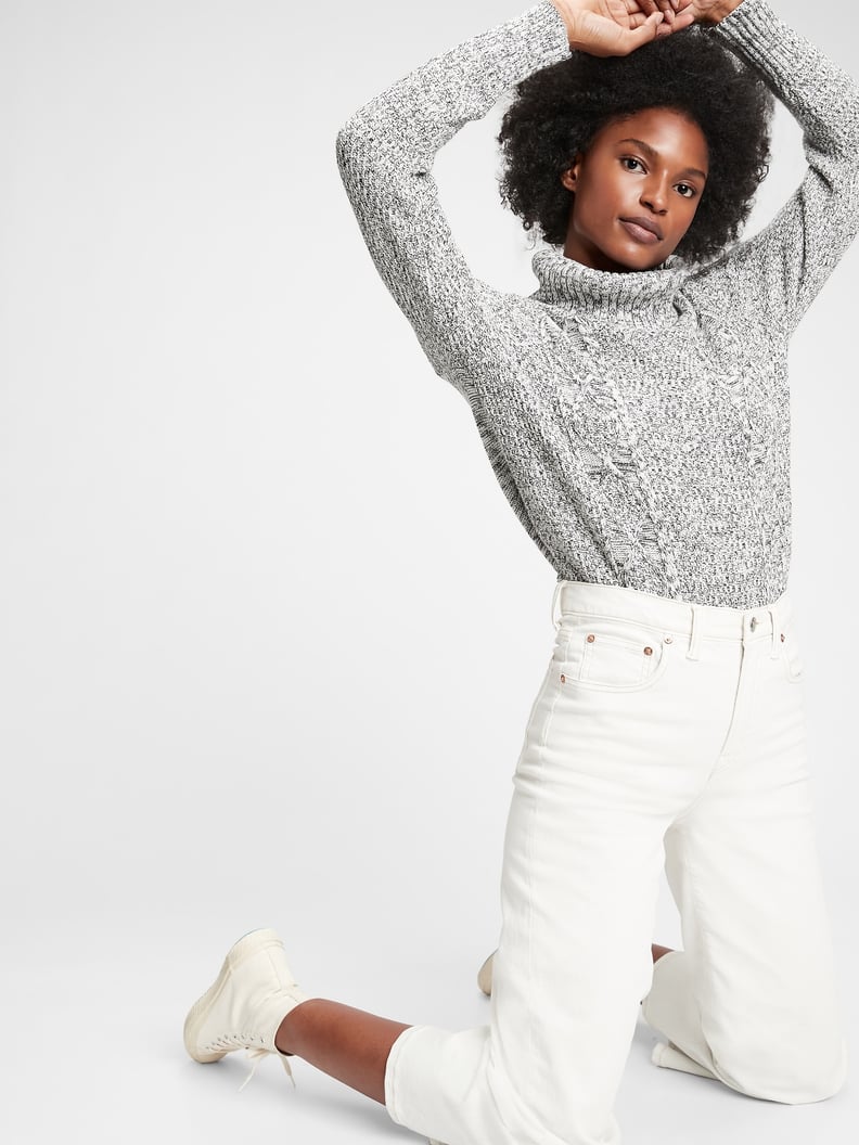 Gap Cable Knit Turtleneck Sweater