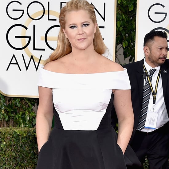 Amy Schumer's Prabal Gurung Dress at the Golden Globes 2016