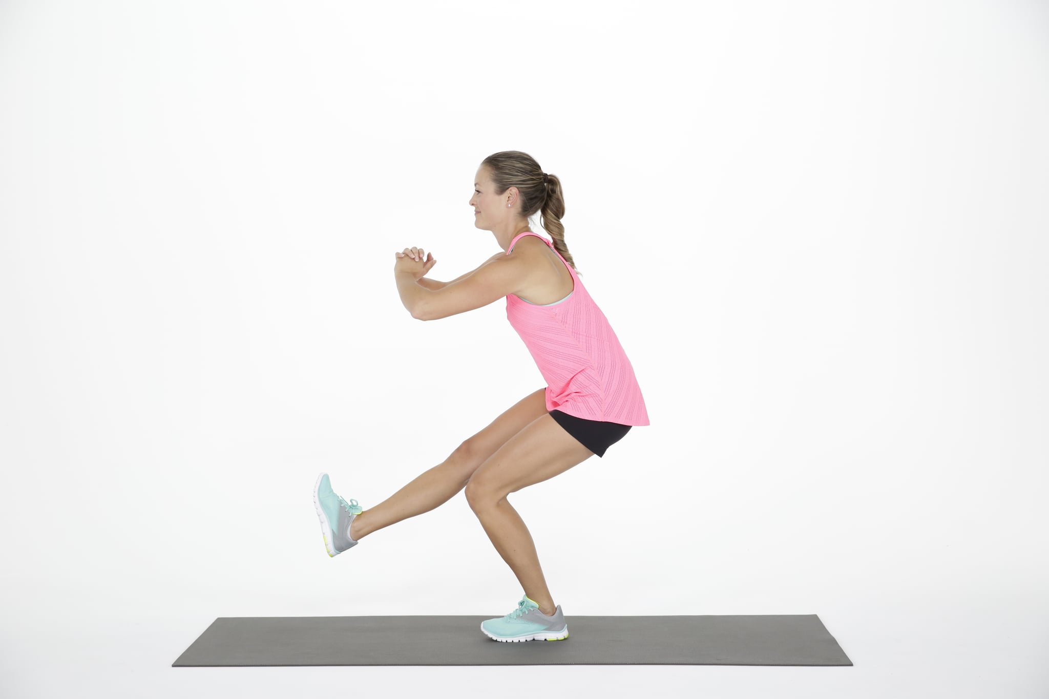 Single leg mini sale squat