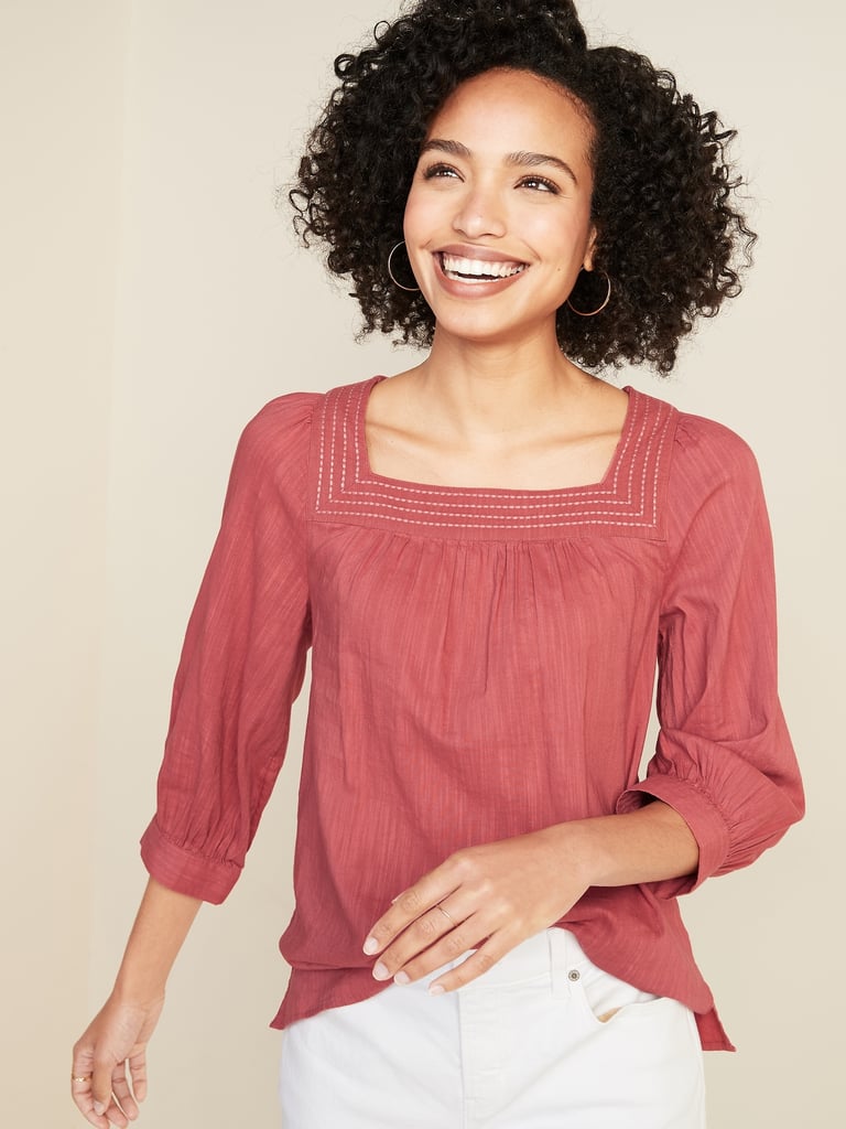 Most Flattering Tops For Women At Old Navy Popsugar Fashion Uk