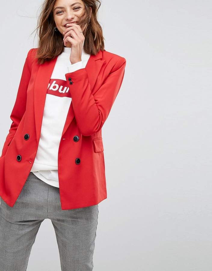 Stradivarius Double Breasted Blazer