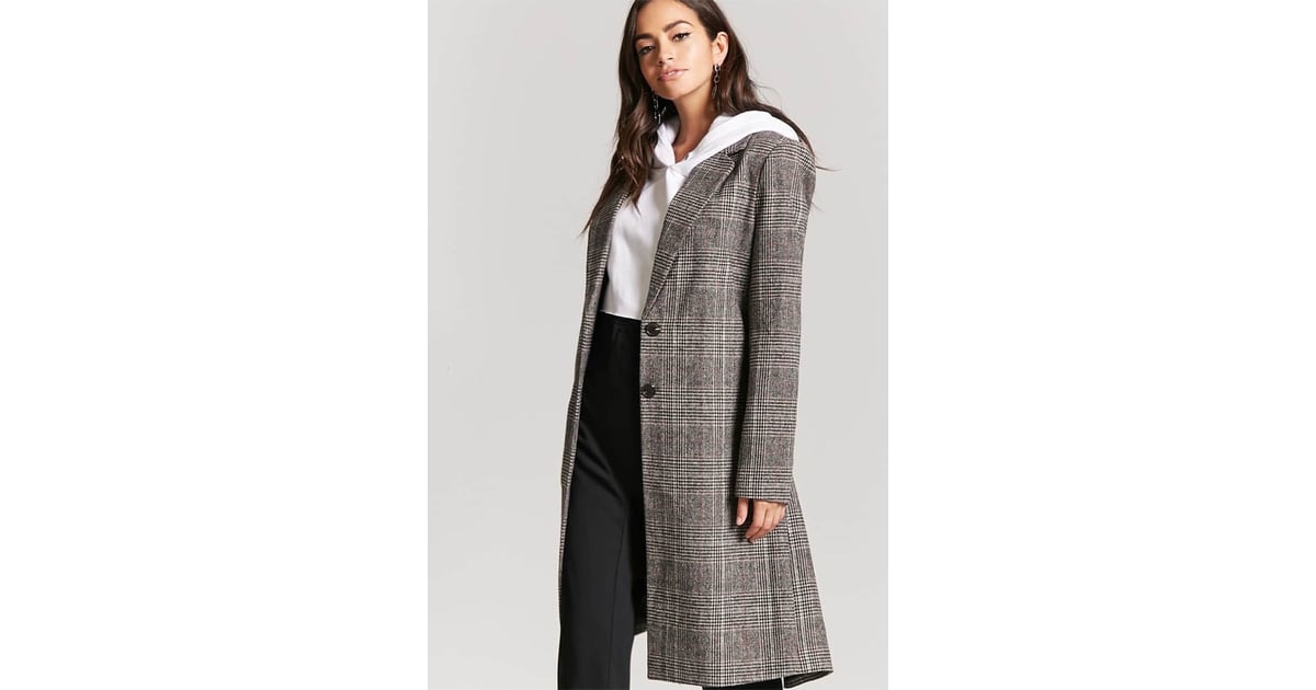 forever 21 plaid coats & jackets