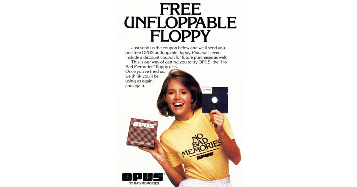 Floppy Disks by Opus Vintage Tech Ads POPSUGAR Tech Photo 7