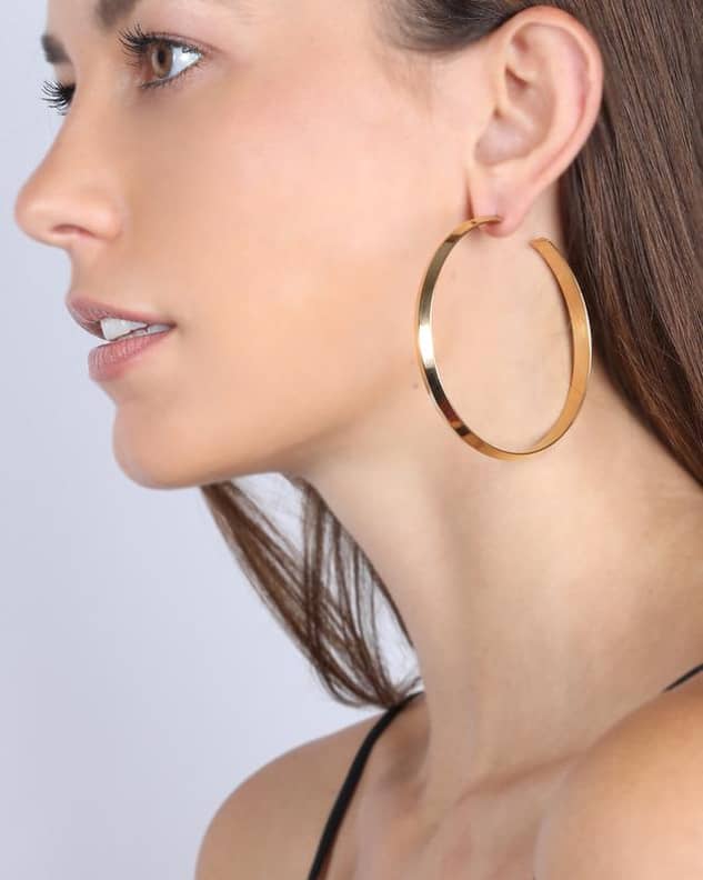 Bella hadid gold hoops deals
