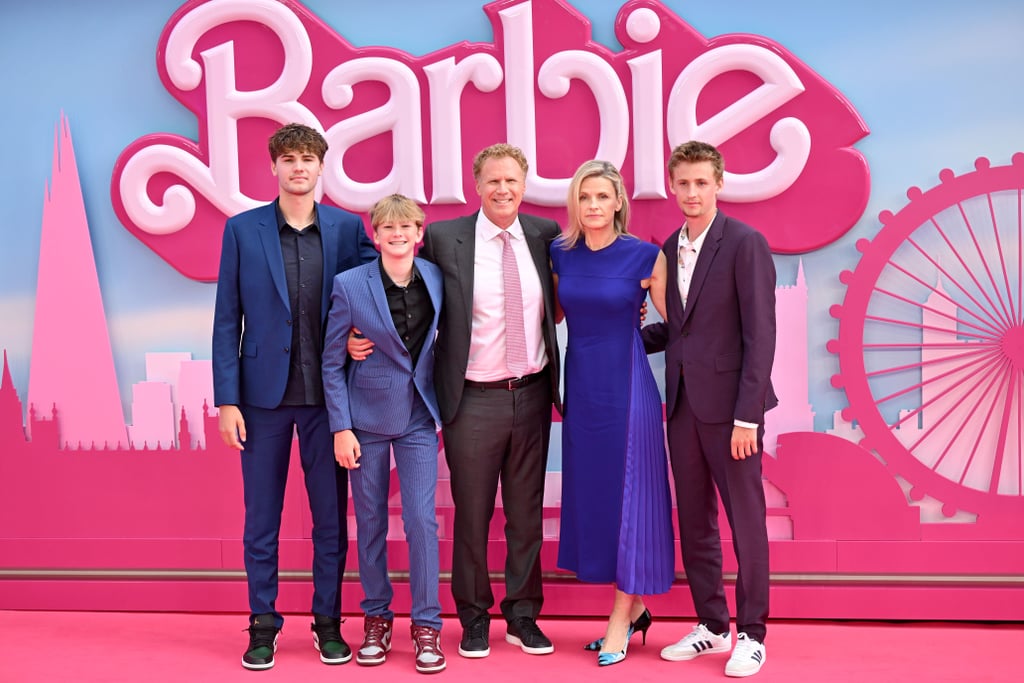 Will Ferrell Brings His Wife and Kids to the Barbie Premiere POPSUGAR