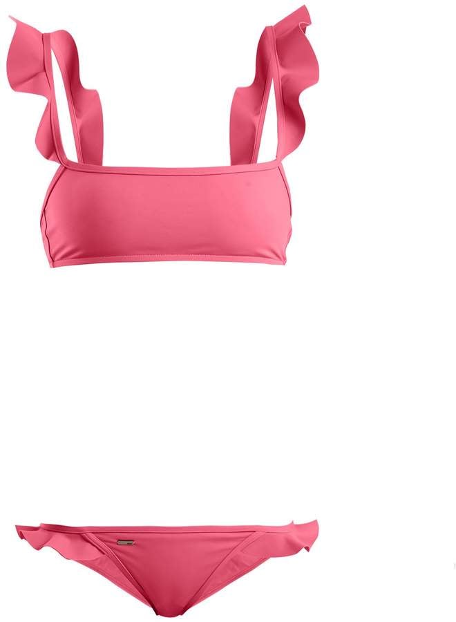 Fendi Ruffled Bonded Bikini Set