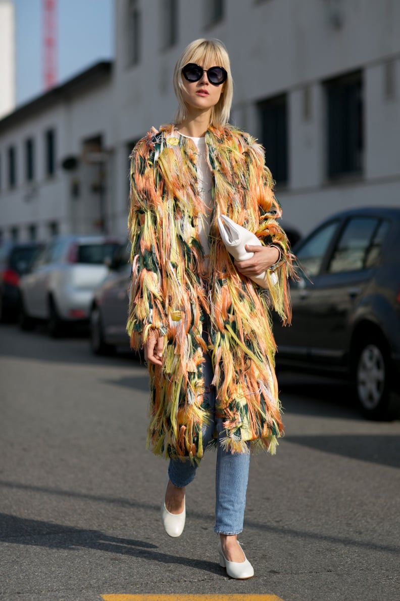 A Colorful Furry Coat Makes All the Difference
