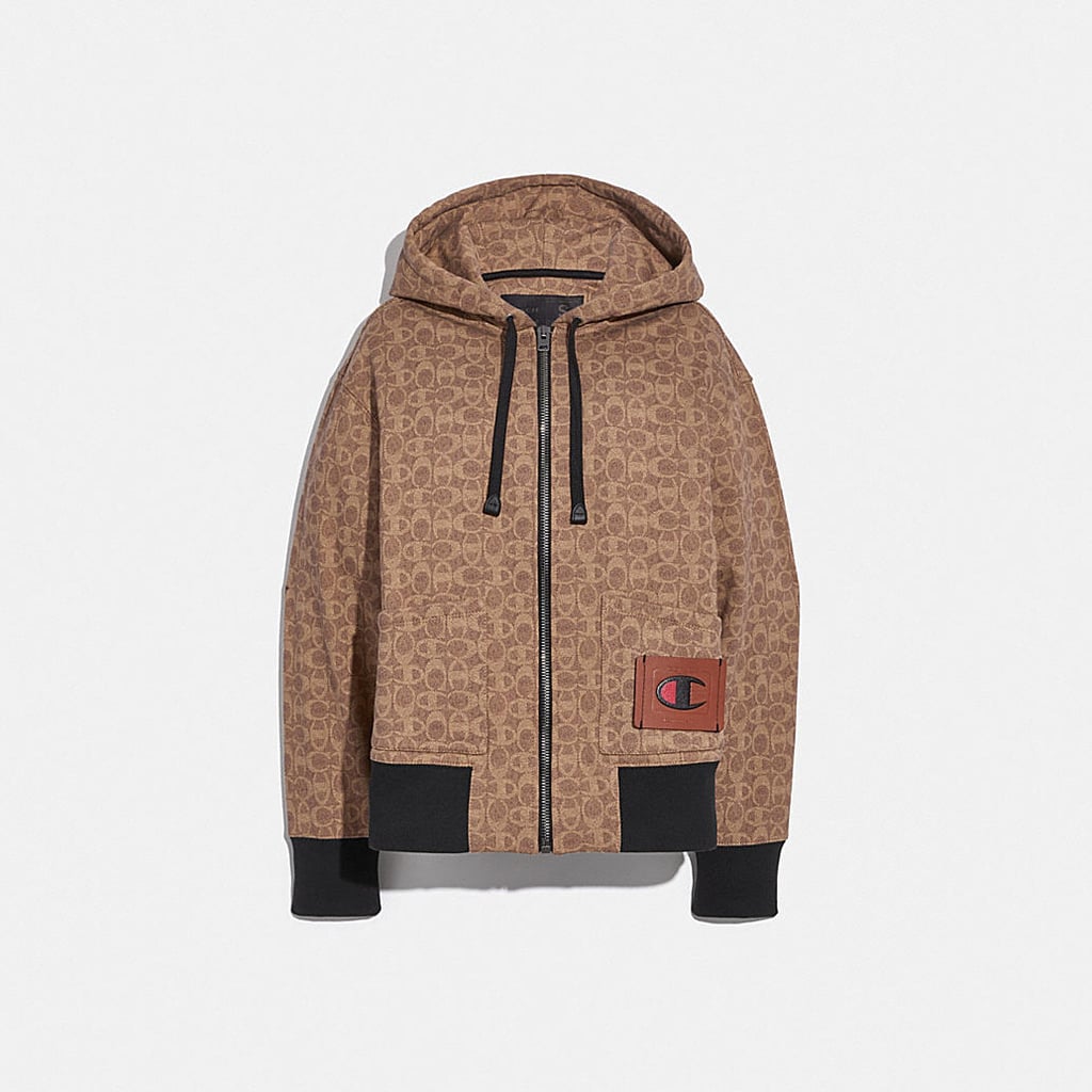 Coach x Champion Super Fleece Signature Zip Hoodie