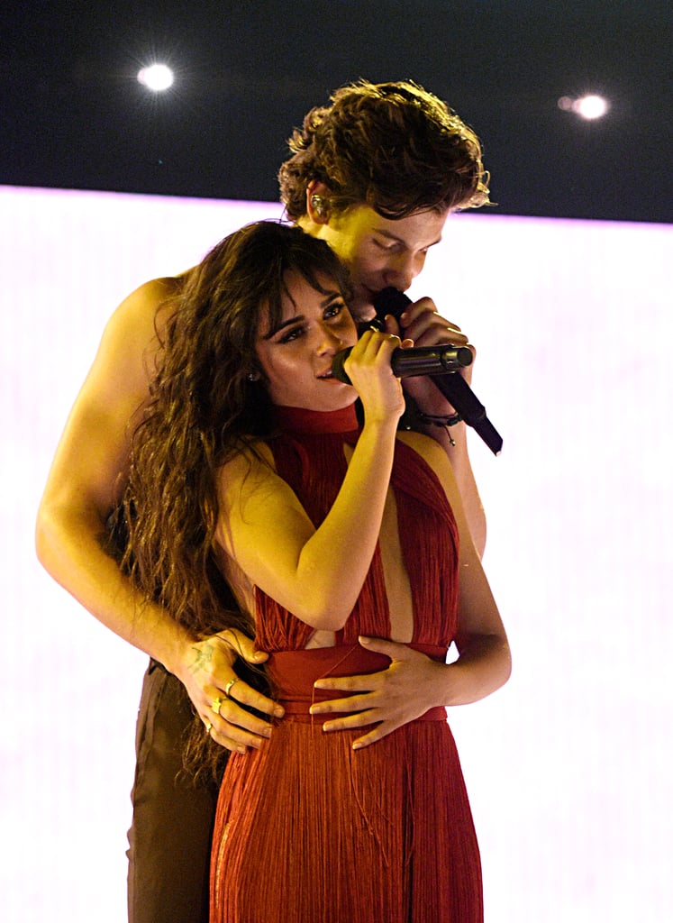 Shawn Mendes and Camila Cabello at the 2019 American Music Awards