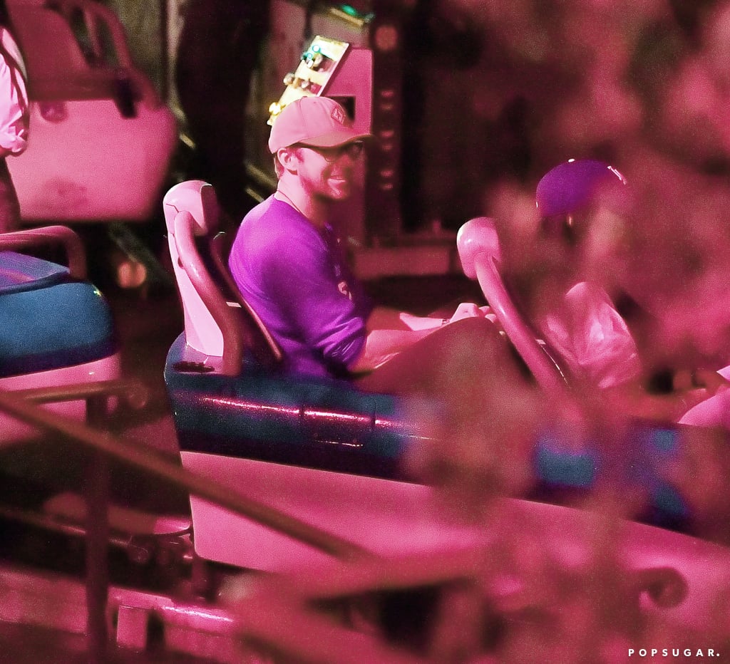 Ryan Gosling and Eva Mendes at Disneyland August 2017