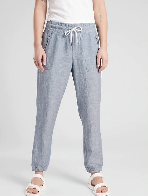 Athleta Cabo Linen Joggers