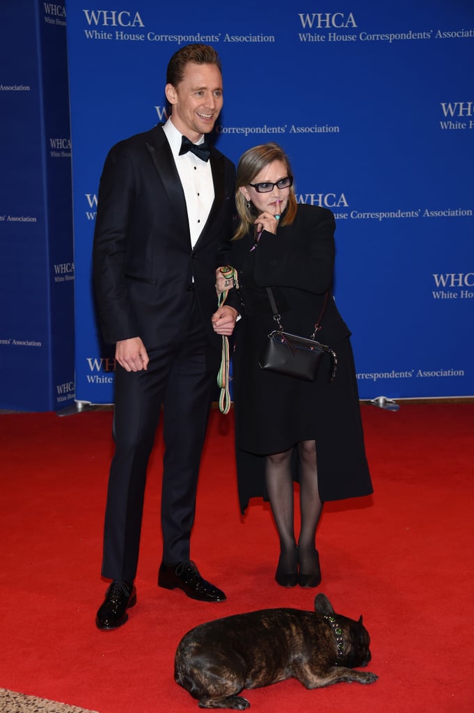 Carrie Fisher at the White House Correspondents' Dinner 2016